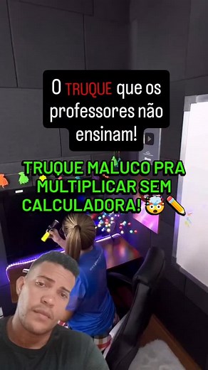Descobri esse truque de multiplicar sem calculadora e fiquei chocado ele ajuda muito crianças e adultos na hora de estudar compartilha essa dica salva o vídeo e mostra pra quem tá aprendendo matemática 📚🤯 👉 Curta comente e siga pra mais truques fáceis do dia a dia #willdicastrend #estudos #matematica #escola | Will Dicas Trend