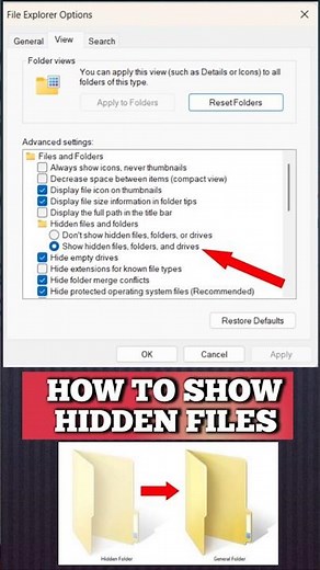 I Found a SIMPLE Way to View Hidden Files in Windows @PCMobileOfficial @TrakinTech @Tech