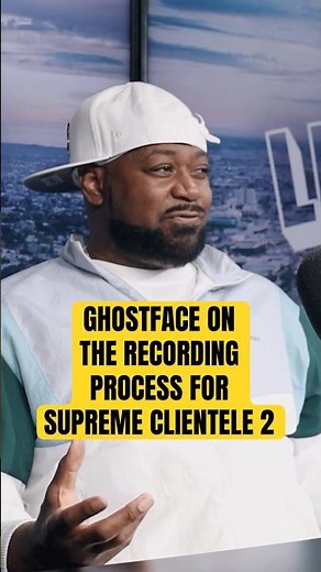 Ghostface on the recording process of Supreme Clientele 2 #rap #hiphop