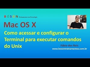 Accessing Terminal on Mac OS X to Run Unix Commands