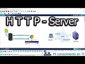 Como crear HTTP server en simulador [ cisco packet tracer ] [GUI] #packettracer #httpserver V0060