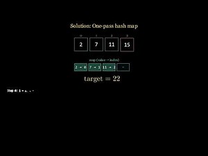 Leetcode 1 (easy) - Two Sum