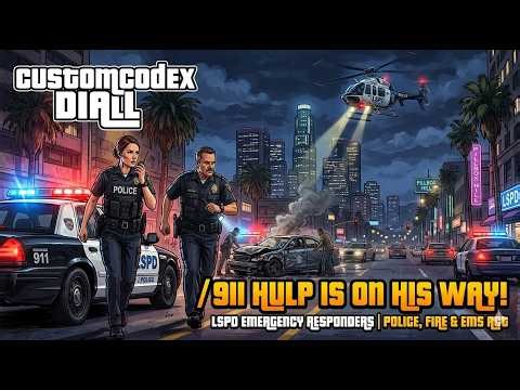 CUSTOMCODEX - /911 Dispatch Citizens | ESX Legacy | FiveM | Police Accept System #fivem #esx #gtarp