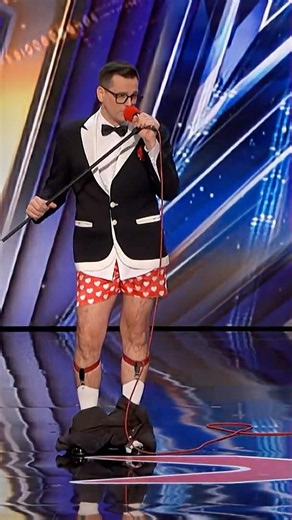 Everything Goes Wrong! 😳#agt #comedy #singer