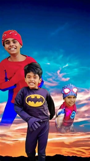 Batman and Spider-Man funny video 🤣 #spiderman #marvel