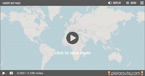 Cardiff Bay Walk on plotaroute.com