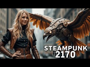25 minute of Retro-Future Steampunk ~ 8 Tracks | Mind-Blowing 1970s Sci-Fi AI Video Clips