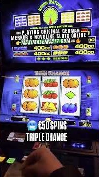 WATCH NEXT 👇👇👇 MERKUR TRIPLE CHANCE €50 MAX BET SPINS | GERMAN CASINO 2026