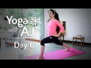Yoga For Hips And Thighs | Day 6 | Yoga For Beginners - Yoga With AJ