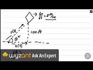 Related Rates: Finding the rate of change of an angle given triangle sides lengths and speeds