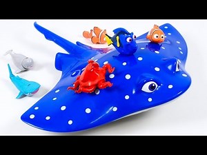 디즈니 픽사 도리를 찾아서 자석달린 레이 장난감과 바퀴달린 도리 장난감 (Finding Dory Mr Ray 3 in 1 Swigglefish Dory & Nemo)