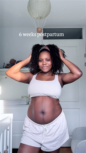 Six weeks postpartum 🌿 My body has carried, stretched, healed, and transformed and I’m learning to love her through every stage. These clips are a reminder of what strength really looks like: creating life, nurturing it, and now slowly reclaiming me. I’m officially starting my postpartum weight-loss journey not to erase what motherhood gave me, but to honor it. Taking it slow, with grace, love, and gratitude for this body that’s done it all. 💫 #PostpartumJourney #6WeeksPostpartum #PostpartumBo