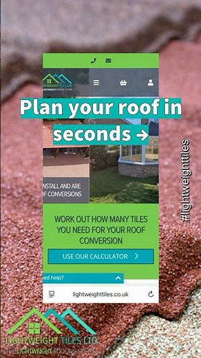 🧮 Try Our Roof Tile Cost Calculator | Lightweight Roofing Made Easy | Lightweight Tiles Ltd #diy