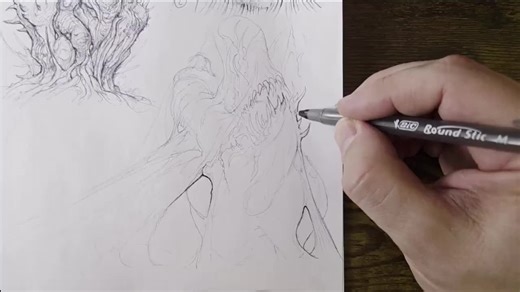 Designing Alien Pods: A Full Concept Artist Workflow (Sci‑Fi Horror Sketchbook Lesson) #08