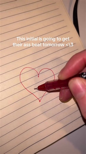 Had it coming. #initial #initials #love #fyp | this initial