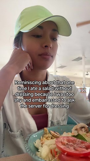 Reminiscing about that one time I ate a salad without dressing