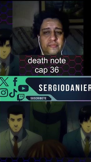 Near usa una mascara de L #deathnote #danier death note 36