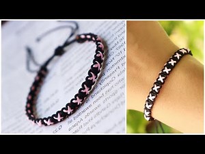 How To Make Friendship Bracelet At Home using Thread |DIY|Creation&you