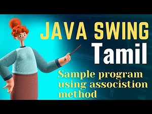 Java |Swing sample examples -Association method| Tamil