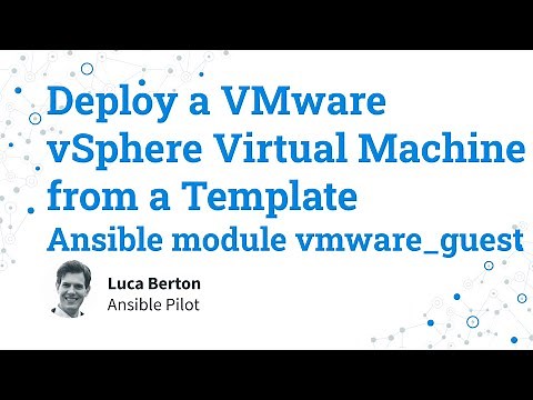 Deploy a VMware vSphere Virtual Machine from a Template - Ansible module vmware_guest