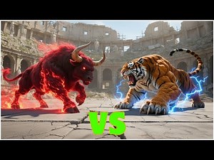 🎥 This Battle Feels Like anakin vs obi wan Tiger vs Bull Fan Made