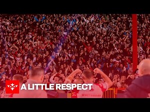 How AWESOME is That Atmosphere! - Fans sing-a-long to 'a little respect'