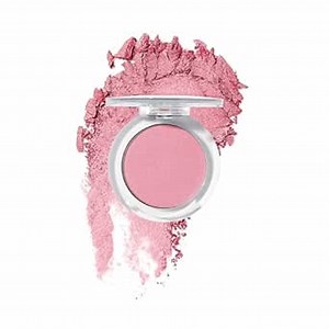 BUXOM Wanderlust Primer-Infused Powder Blush, Powder-to-Silk Formula, Blush for Cheeks, Highly Pigmented, Hyaluronic Acid-Infused