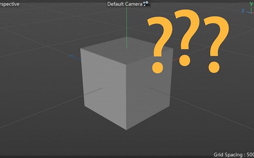 如何用C4D创建一个立方体？