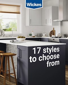 Wickes Lifestyle Kitchens are designed to suit your style, for less than you think! Did you know that you can get 15% off Wickes Lifestyle Kitchen furniture when you spend £1,500? Click the link to book a free design appointment ❣️ bit.ly/3nxsLZo Qualifying spend applies. | Wickes