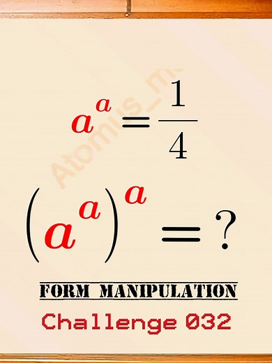 An intelligent maths challenge. 🤔🧠 Let's have your solutions in the comments. ✍️🔥 #fyp #atomusmaths #brainteaser #mathspuzzle #mathschallenge