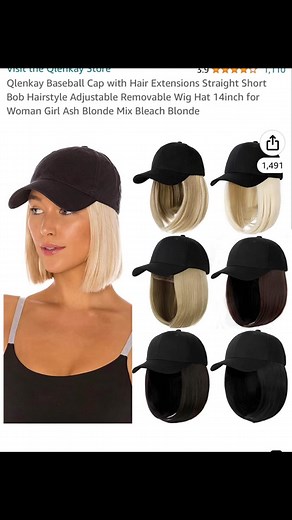 Step by step DIY of my baseball cap wig. Best part is this human hair AND interchangeable! #wig #wigdiy #diy #diyhair #alterego