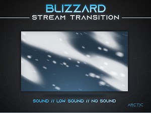 Winter Stream Transition - Blizzard - Snow Transition, Christmas Transition - Etsy