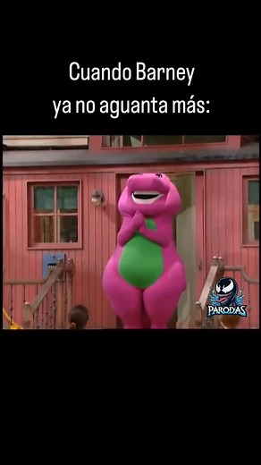 Thiago G Regueiro Arias | Se prendió Barney🤯🤯 #parodiascubanas #humor #parodias #memes #viral #doblajes #barney #infantil #animados | Instagram