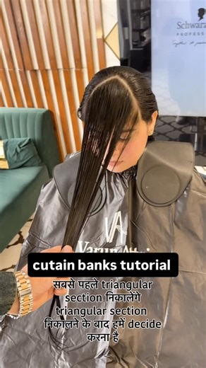 Varun Attri Academy on Instagram: "Curtain bangs that frame the face, not the forehead ✂️✨ Save this tutorial before your next haircut 💇‍♀️ #curtainbangs #curtainbangshaircut #bangshaircut #haircuttutorial #haircutreel"
