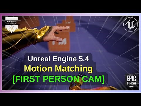 Unreal Engine 5.4: Adding First Person Camera with Body cam Effects with Motion Maching | Tutorial