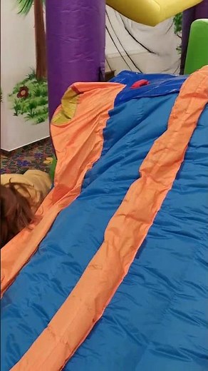 Epic slide fail! Woman’s hilarious long slide down - Must Watch - Don't tell anyone. I just fell