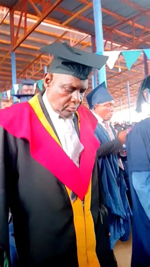 The University Marshal and our esteemed senior lecturers at yesterday's graduation ceremony at Eastern Technical University. | IHD.Blog