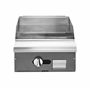 Vulcan VGM18-NAT V Series Natural Gas 18" Modular Heavy-Duty Manual Range with Griddle Top - 30,000 BTU