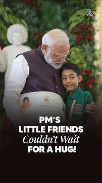 PM Modi’s Heartwarming Moments With His Little Friends