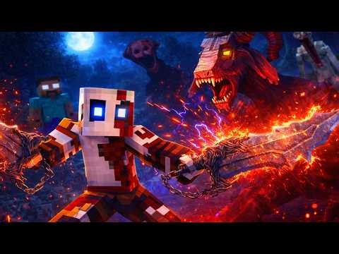 Kratos vs. All the Dwellers in Minecraft Horror