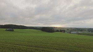 Drone following a tractor - Free Stock Video