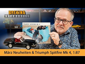 Neues bei BREKINA im März 2025: Triumph Spitfire Mk 4 im Maßstab 1:87!
