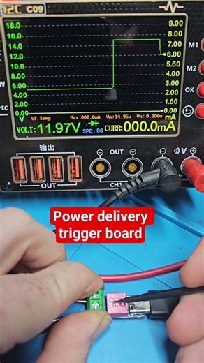 Power delivery trigger board from AliExpress #electronics #DIY #AliExpress #pd #usbc #powerdelivery