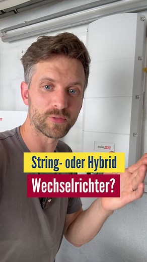1.8K views · 33 reactions | Hybrid- oder String-Wechselrichter für...