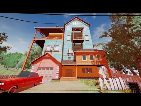 Playing Hello Neighbor Alphas pre, 1, and 2