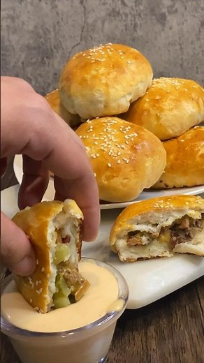 How To Make Bacon Cheeseburger Bombs - Recipe #chefleo95