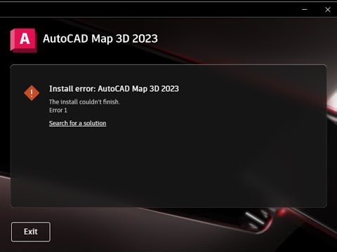 Solution: Error 1 – Installation Cannot Complete When Installing Autodesk Products