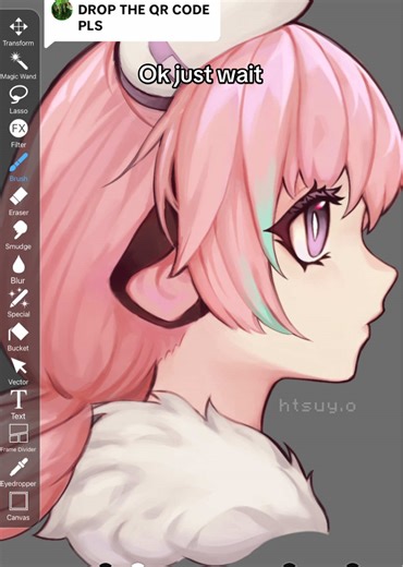 Replying to @fia✮ Try using this brush and tell about your impression🥰 #fanart #ibispaintx #process #sketch #workinprogresss