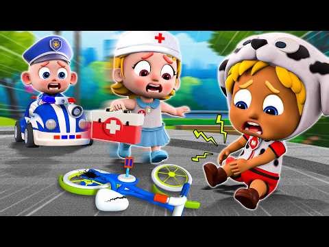 Police Officer & Super Ambulance | Police Cartoon + More Nursery Rhymes & Kids Songs | PIB World