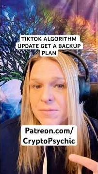 Tiktok Algorithm Update - Get a Backup Plan #tiktok #contentcreators